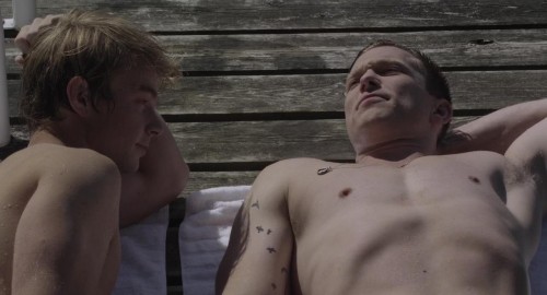 Actores desnudos en 'Steel' David Cameron y Chad Connell