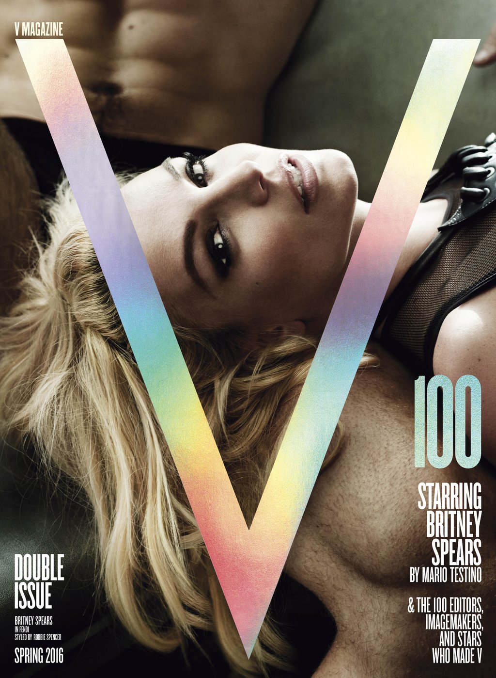 Britney Spears y las portadas de V100