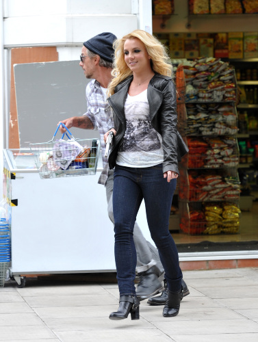 Britney Spears rodando el vídeo de \'Criminal\'