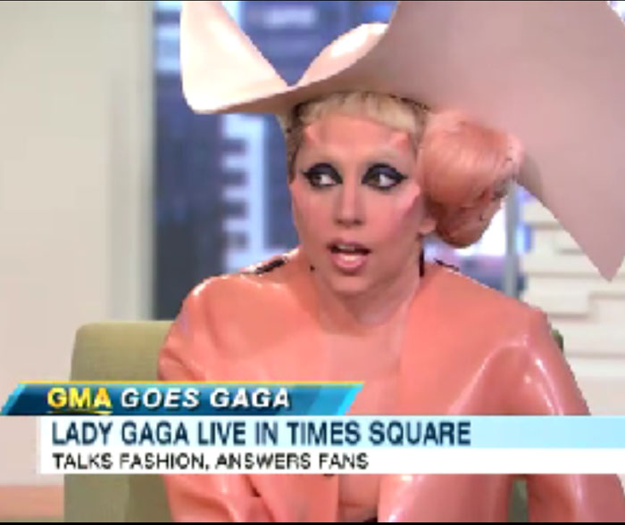 Lady Gaga en 'Good Morning America'