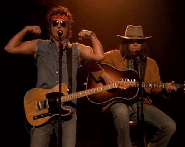Jimmy Fallon y Bruce Springsteen versionan 'Sexy And I Know It' de LMFAO