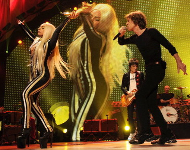Lady Gaga canta con los Rolling Stones 'Give Me Shelter'