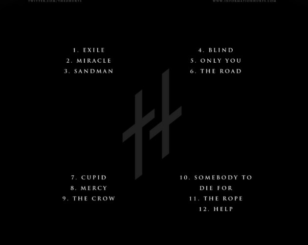 'Exile' de Hurts ya tiene tracklist