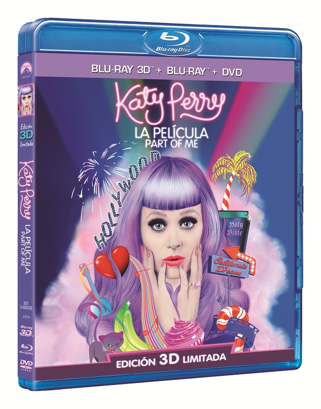 Llévate por la cara un DVD con una foto firmada de Katy Perry: Part of Me, la película