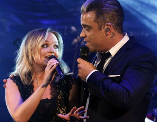 Robbie Williams y Emma Bunton cantan juntos 'Dream A Little Dream Of Me'