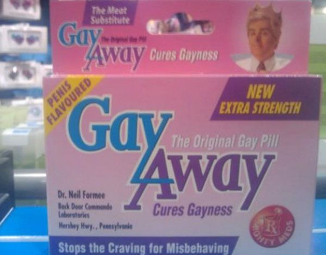 Retiran unas pastillas con sabor a pene para curar la homosexualidad