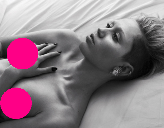Miley Cyrus, desnuda por enésima vez en lo que va de año