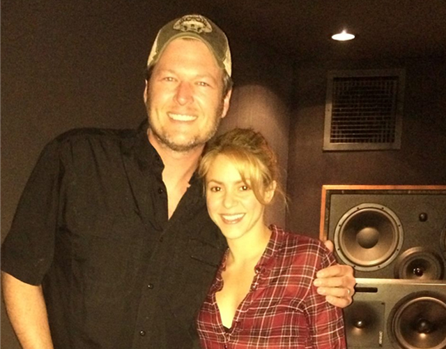 Shakira incluirá en su nuevo disco una canción country con Blake Shelton