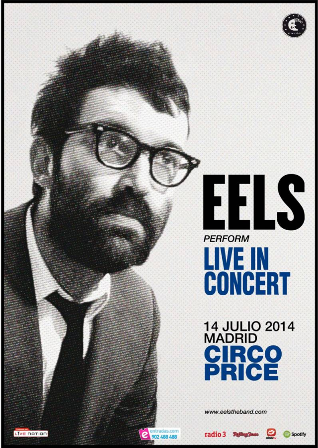Eels en Barcelona el 12 y en Madrid el 14 de Julio de 2014