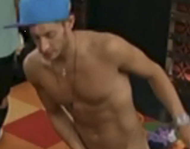 El hermano de Ariana Grande, Frankie Grande, desnudo en 'Big Brother'