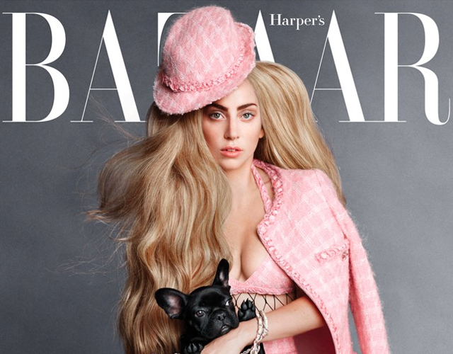 Lady Gaga, elegantísima en la portada de 'Harper's Bazaar'