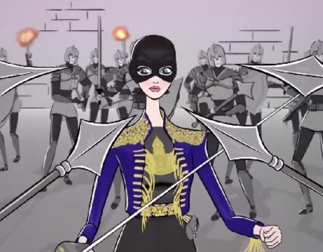 Katy Perry dibujos animados Royal Revolution