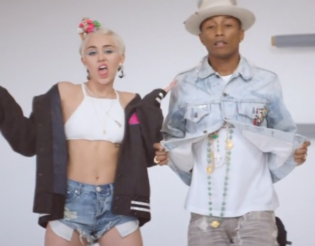 Miley Cyrus Pharrell Come get it bae