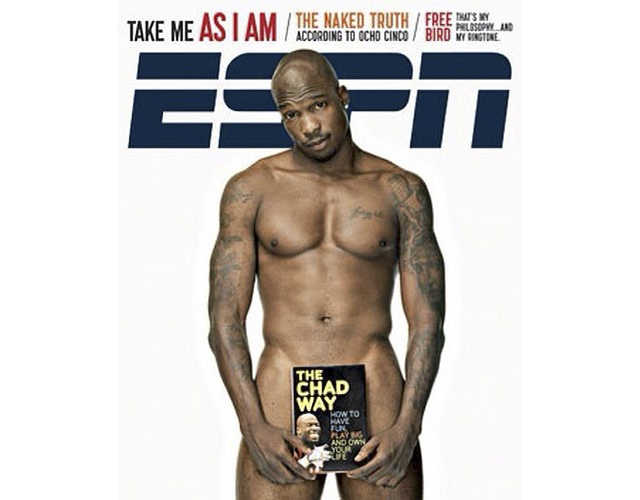 Chad Ochocinco desnudo, el jugador de la NFL pillado en pelotas