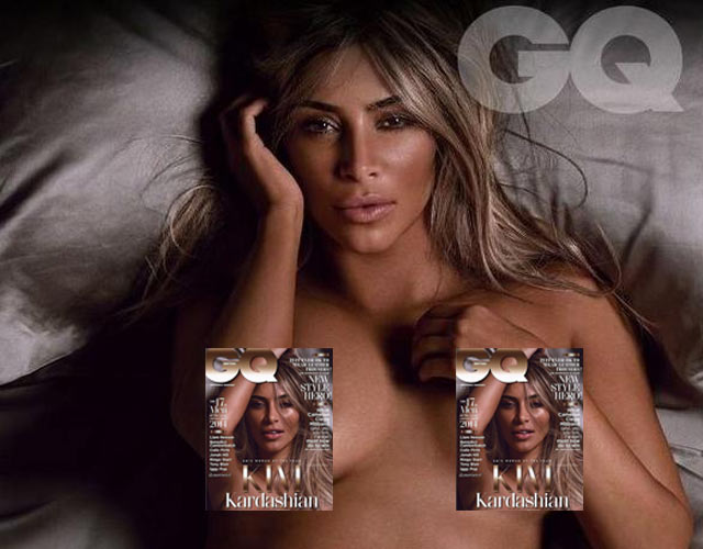 Kim Kardashian desnuda en GQ tras ser elegida mujer del año