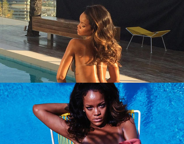 Más fotos de Rihanna desnuda, descartadas para Lui