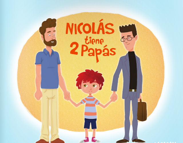 'Nicolás Tiene 2 Papás', precioso cuento sobre familias homoparentales
