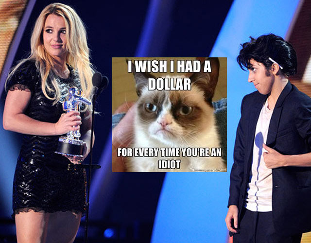 Grumpy cat Gaga Britney