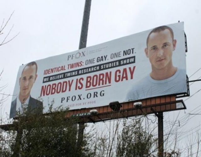 Nadie nace gay, según una campaña de "exgays" en Estados Unidos