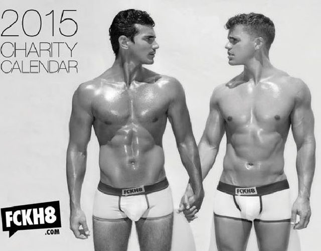 Calendario 2015 de desnudos contra la homofobia FCKH8