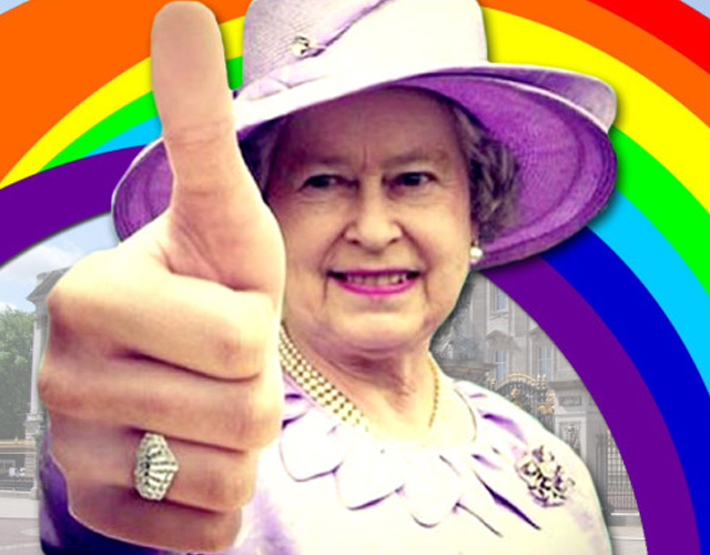 La Reina de Inglaterra, encantada con el matrimonio gay