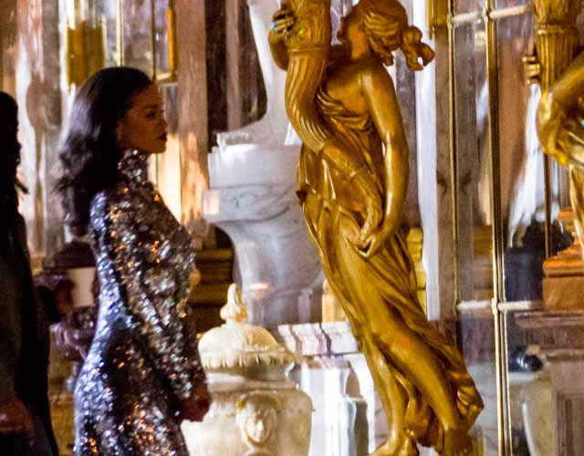 Rihanna graba nuevo vídeo en Versalles