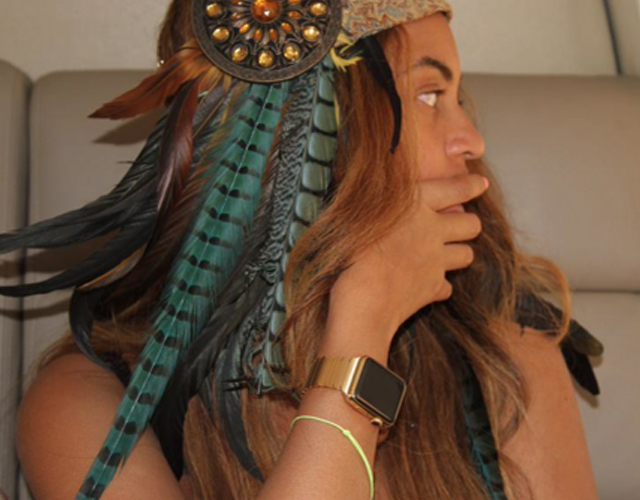 Beyoncé presume de Apple Watch de oro personalizado