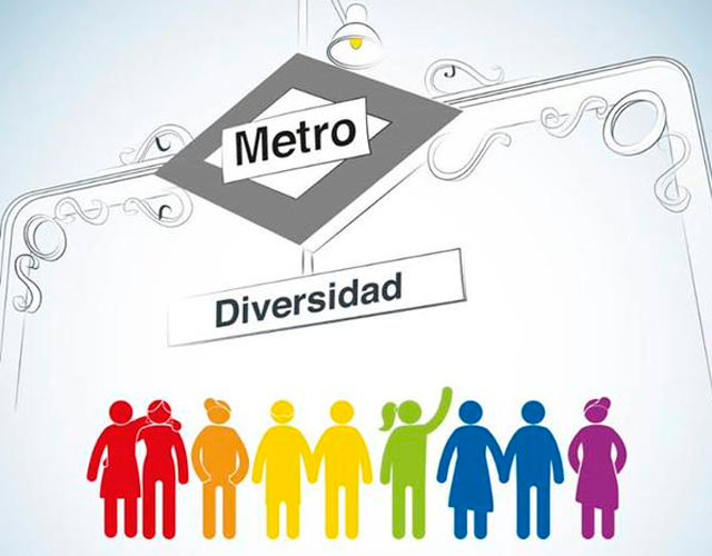 Campaña por la igualdad LGTB en Metro de Madrid