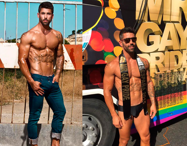 Francisco Pérez desnudo Mr Gay 2015