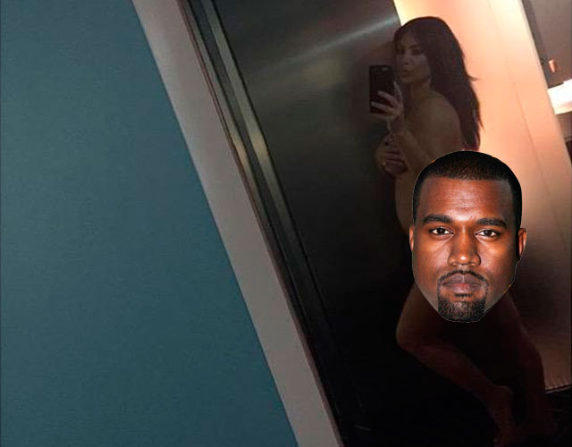 Kim Kardashian desnuda y embarazada en Instagram