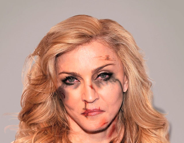 Madonna maltratada
