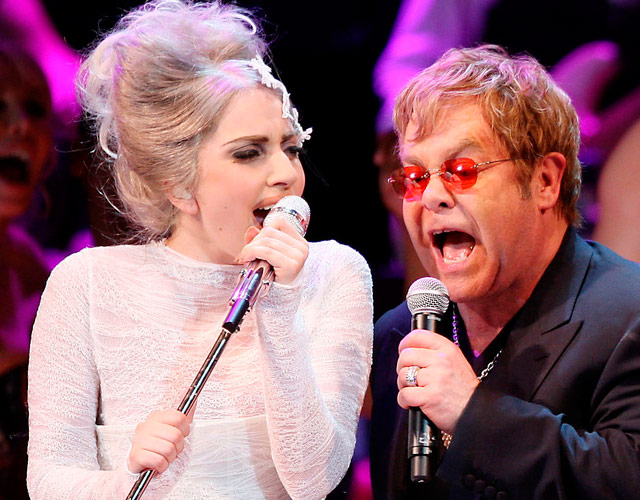 Lady Gaga y Elton John trabajan juntos de nuevo