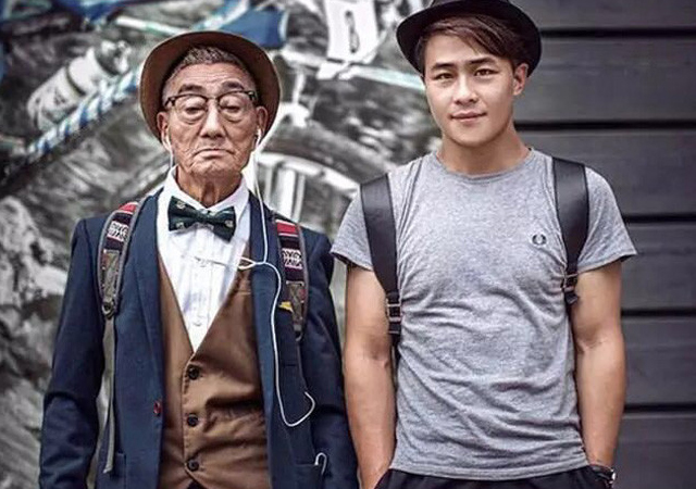 El abuelo chino de 85 años icono de la moda