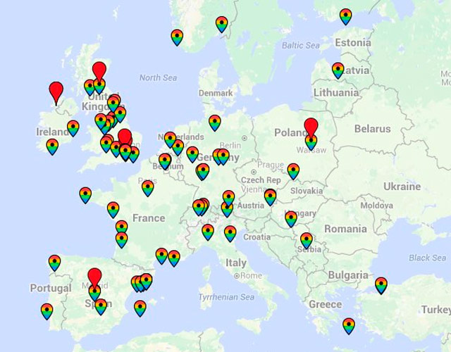 Google mapa LGBT