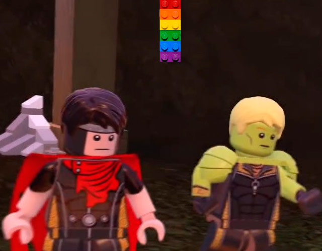 Lego pareja gay superhéroes