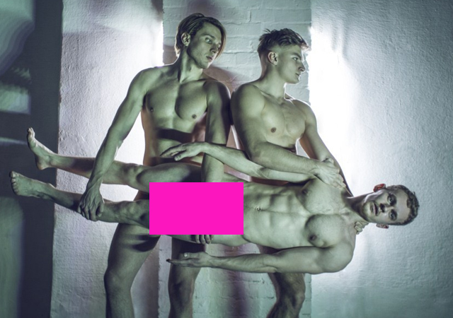 Bailarines rusos desnudos en una serie de fotos de Alex Yocu