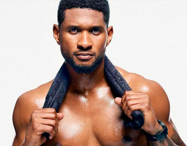 Usher desnudo sauna