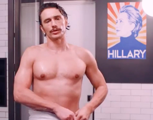 James Franco desnudo para que votes a Hillary Clinton