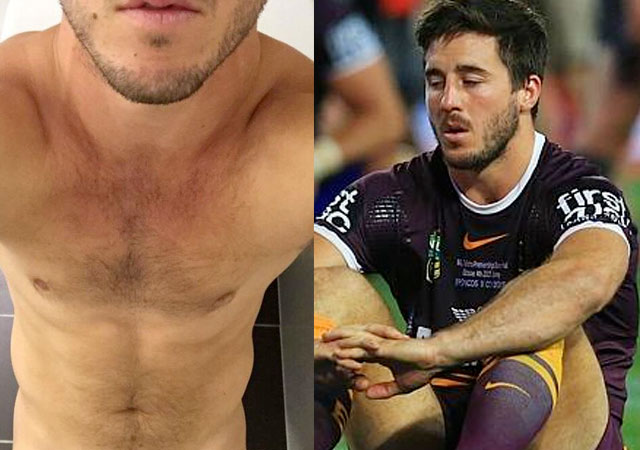 El jugador de rugby australiano Ben Hunt desnudo y pillado