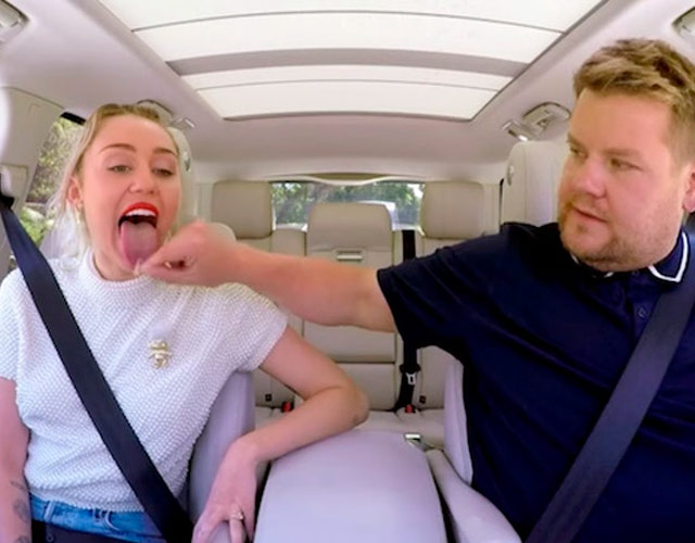 El Carpool Karaoke de Miley Cyrus: "estaba drogada en 'Wrecking Ball'"