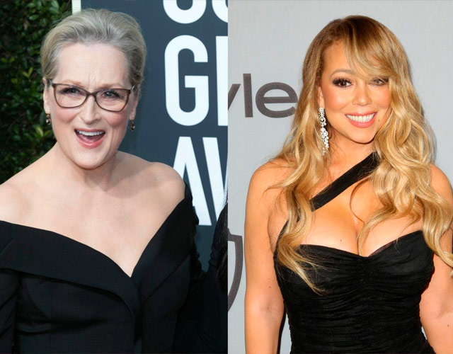 Mariah Carey robó el asiento a Meryl Streep en los Globos de Oro