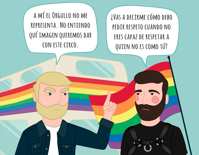 La homofobia interiorizada, explicada en las viñetas de Fermín Serrano
