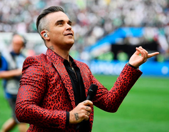 La actuación de Robbie Williams en la inauguración del Mundial