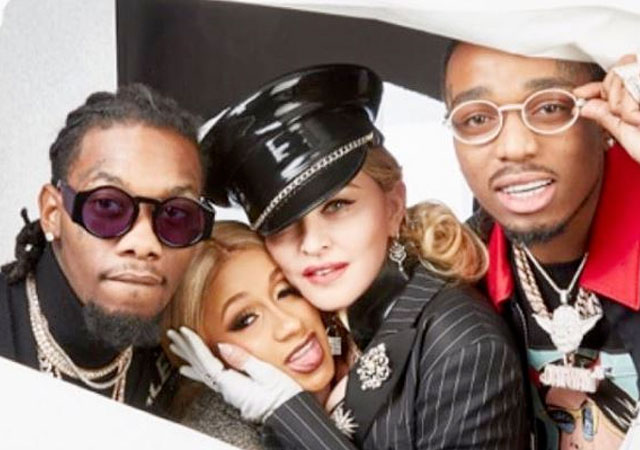 Madonna colabora con Cardi B en el single de Quavo 'Champagne Rosé'