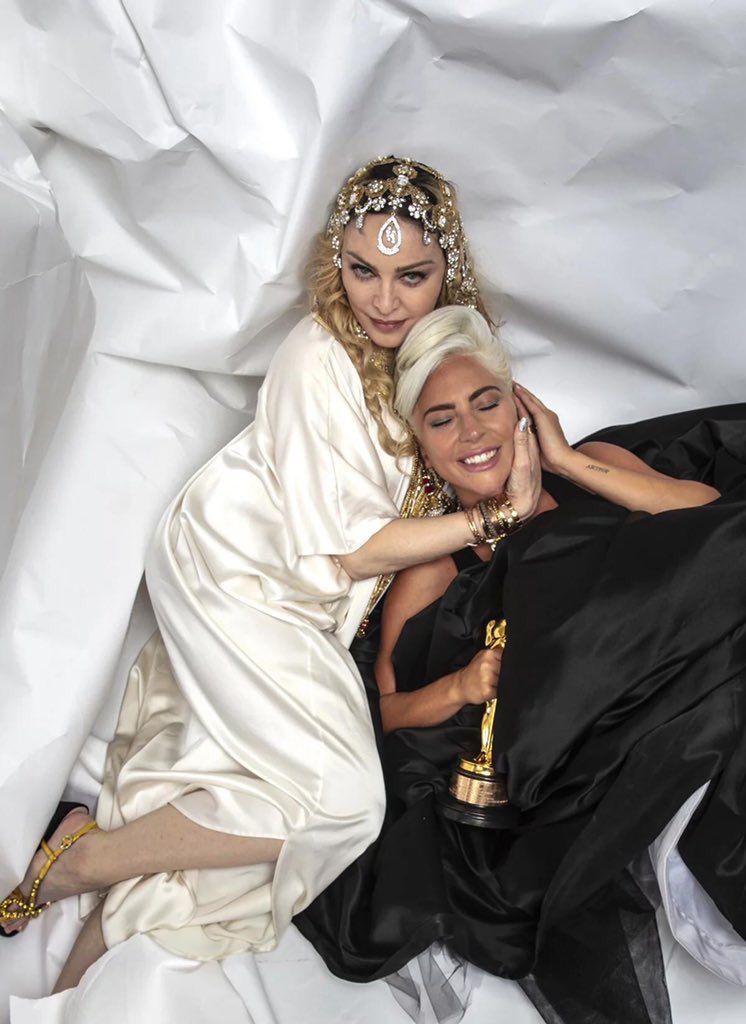 Madonna y Lady Gaga juntas en una fiesta tras los Oscar 2019