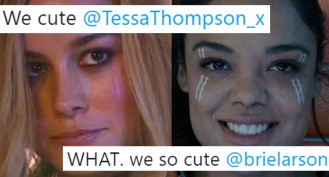 Brie Larson y Tessa Thompson adoran 