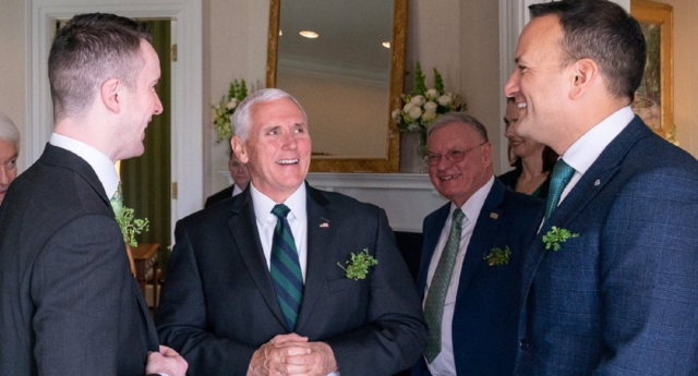 El político irlandés Leo Varadkar llevó a su novio a reunión con Mike Pence 1