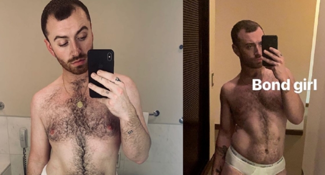 Sam Smith desnudo tras confesar sus problemas con su imagen