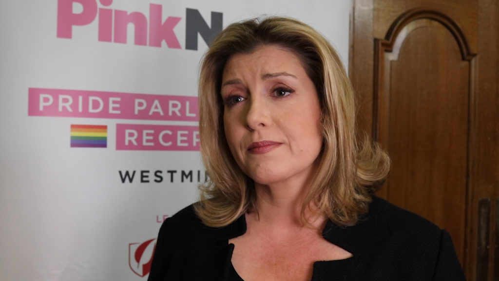 La Ministra de Igualdad Penny Mordaunt dimite del Gabinete