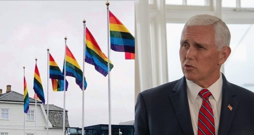Islandia está desplegando la alfombra del arco iris para Mike Pence